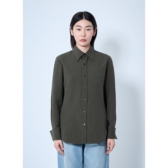 Saint Laurent Women Cassandre Shirt - Picture 1 of 6